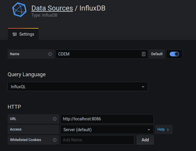 InfluxDB Data Source